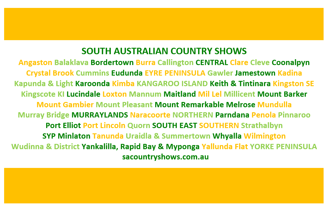 South Australian Country Shows Dates & Locations Play & Go AdelaidePlay & Go Adelaide