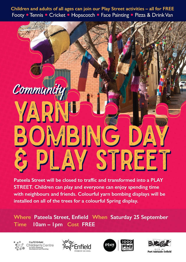 Yarn Bombing Day and Play Street
