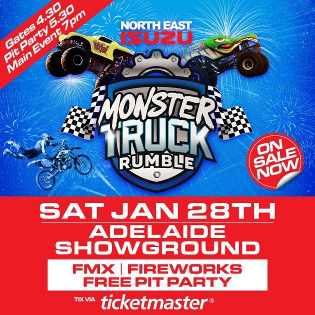 Monster Truck Rumble Adelaide Showground 28 Jan 2023 Play & Go