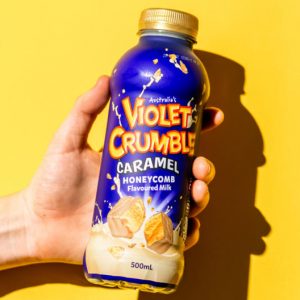 violet crumble caramel milk