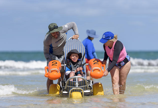 beach wheelchair hire