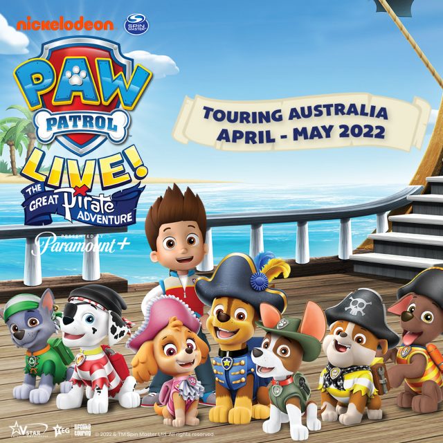 Paw Patrol Live! The Great Pirate Adventure Adelaide 30 Apr & 1 May
