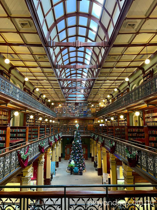 mortlock library Christmas tree