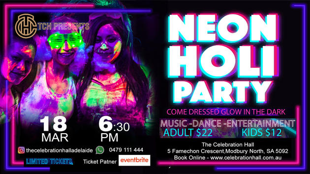 neon holi party