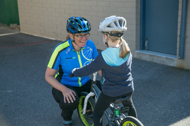 Bike riding clearance lesson