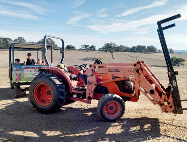 farm barn tractor rides