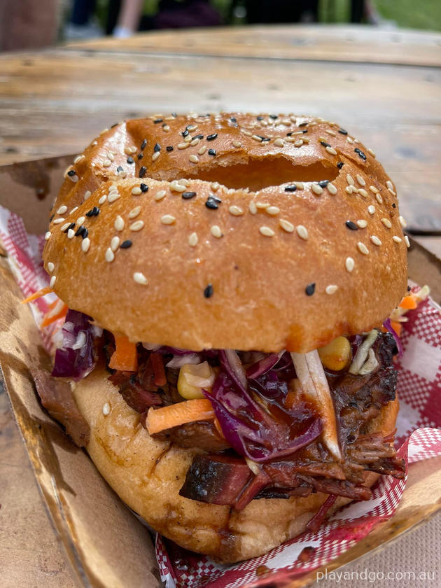 Tasting Australia beef brisket burger