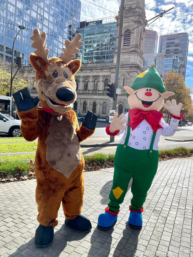 Adelaide Christmas Pageant mascots