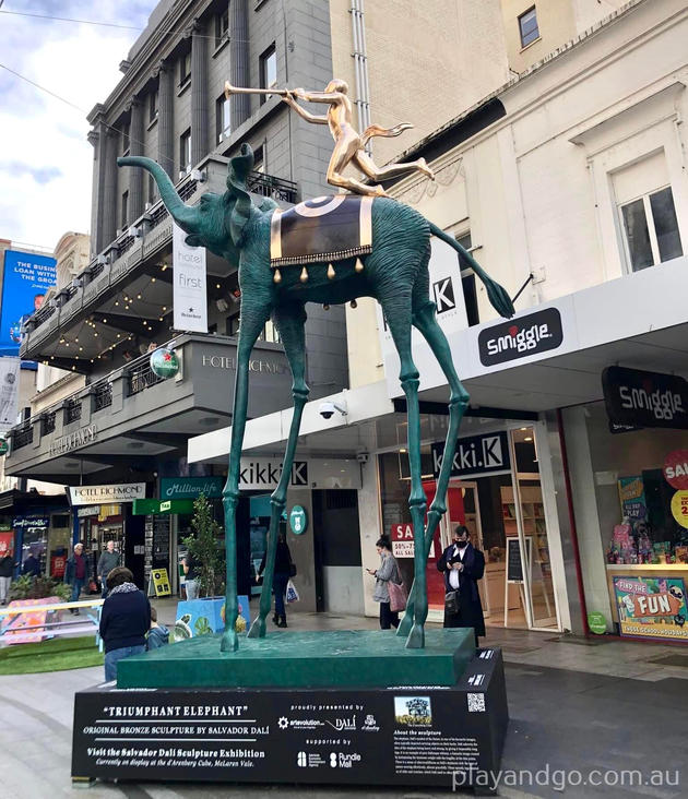 triumphant elephant rundle mall