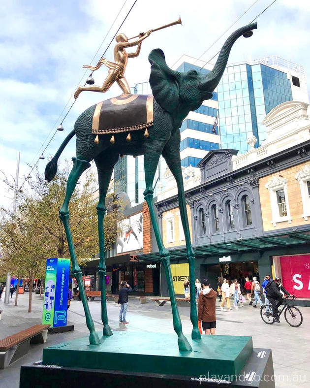 triumphant elephant rundle mall