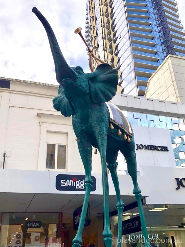 triumphant elephant rundle mall