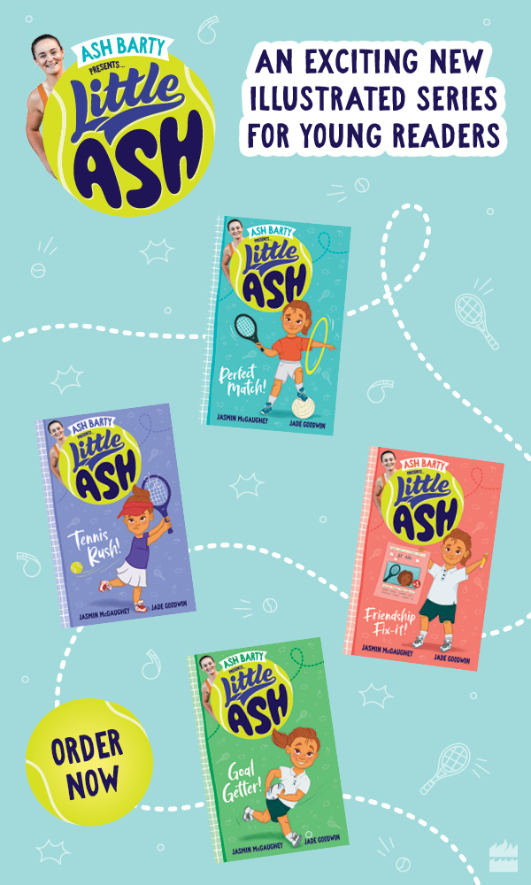 Ash Barty presents Little Ash Illustrated Books for Young Readers