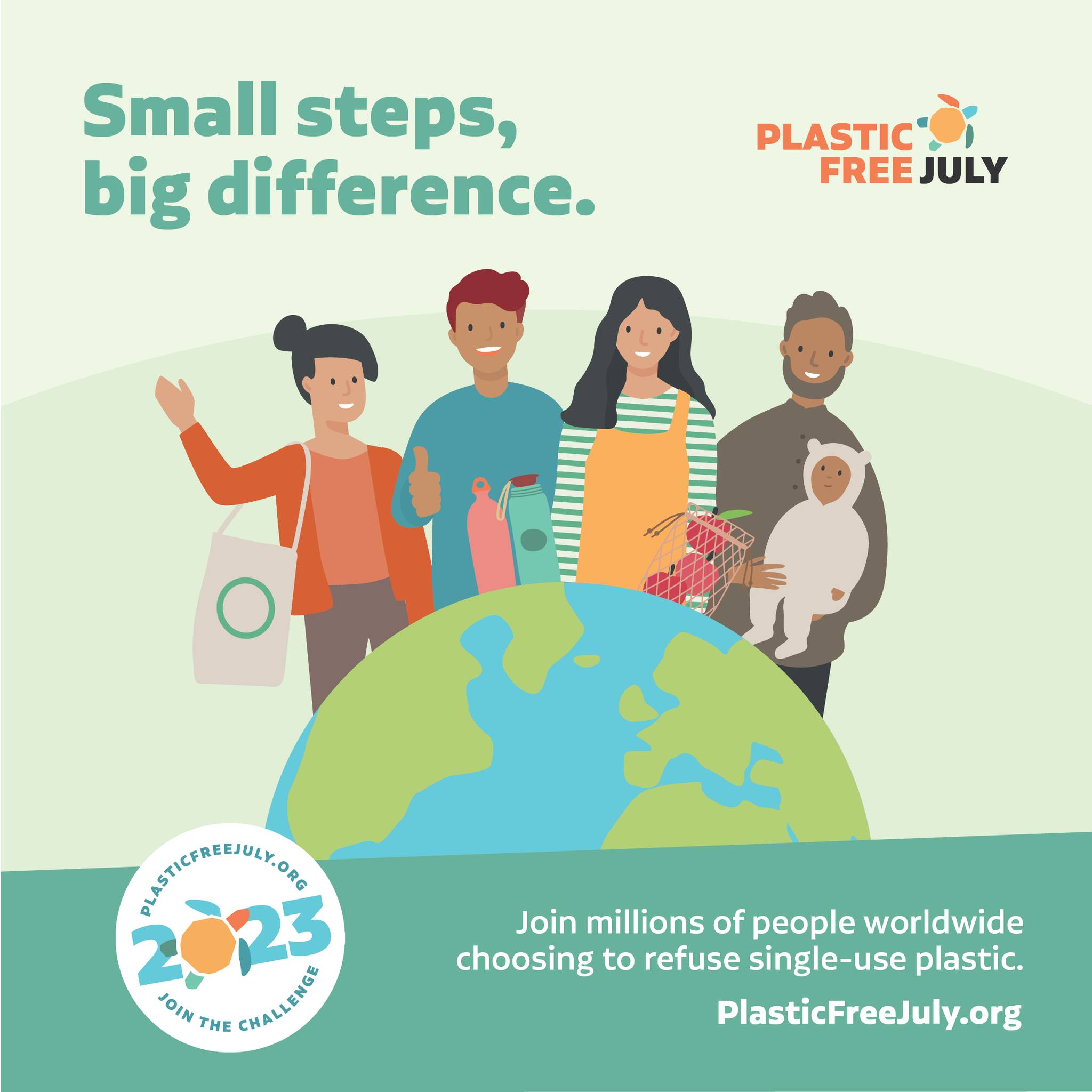Plastic Free July - Take the Challenge 