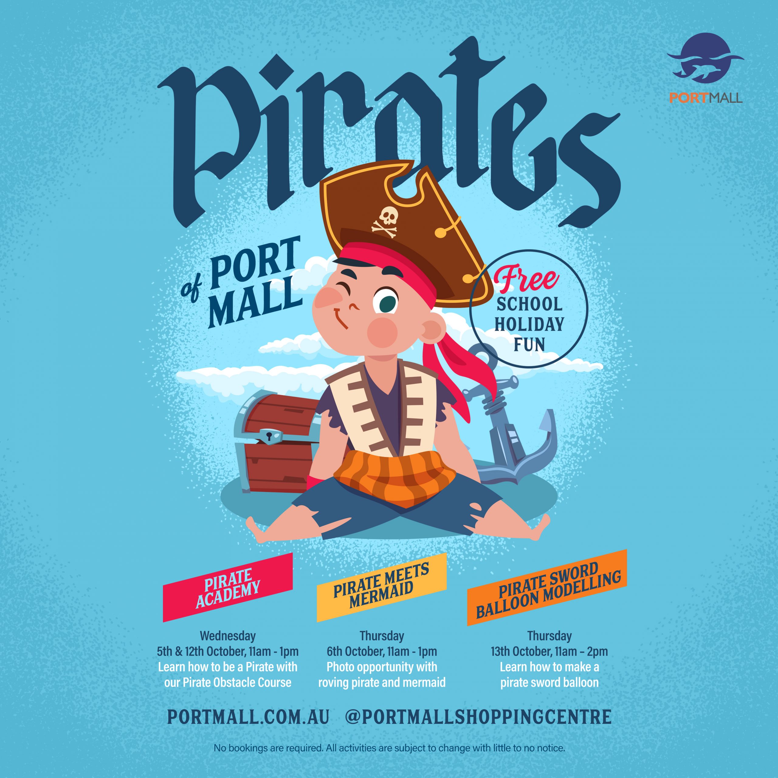 Pirates of Port Mall Shopping Centre | Port Adelaide | October School