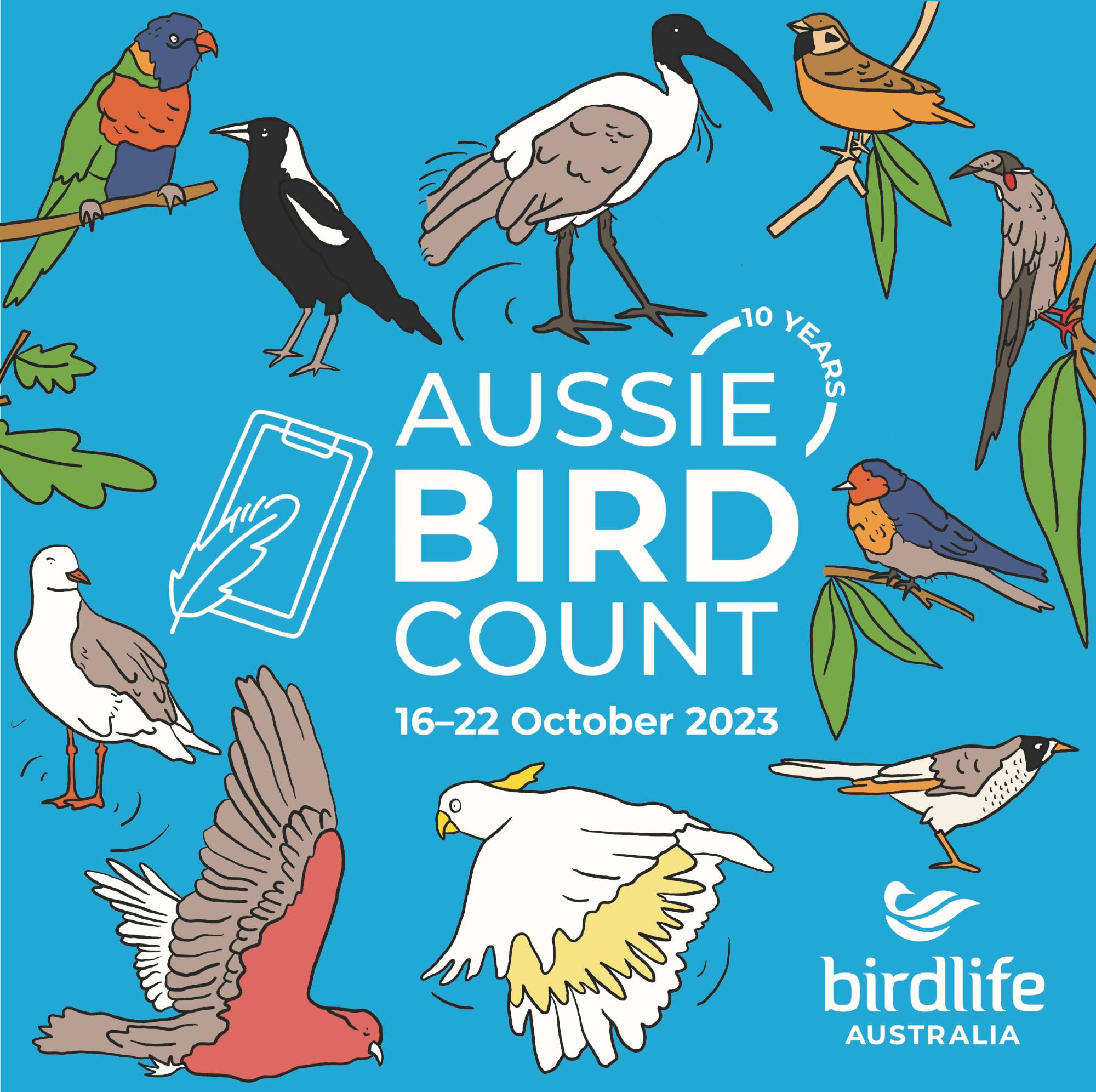 Aussie Backyard Bird Count | 16-22 Oct 2023 - Play & Go AdelaidePlay