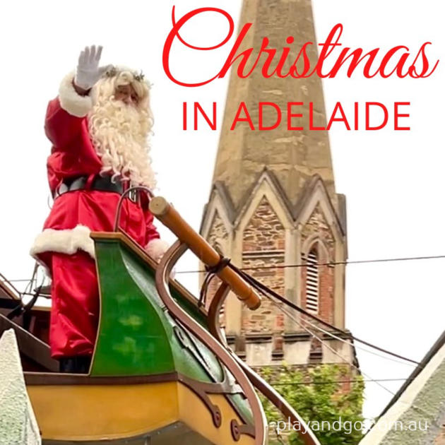 santa visits adelaide