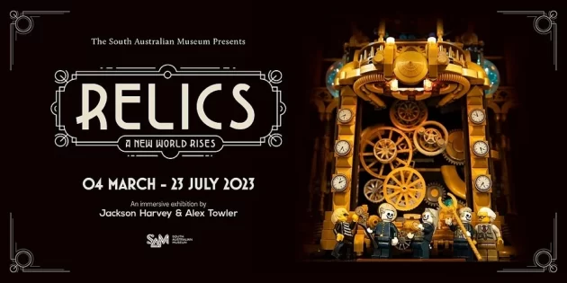 RELICS: A New World Rises | Exhibition | South Australian Museum | 4 Mar - 23 Jul 2023 - Play & Go AdelaidePlay & Go Adelaide