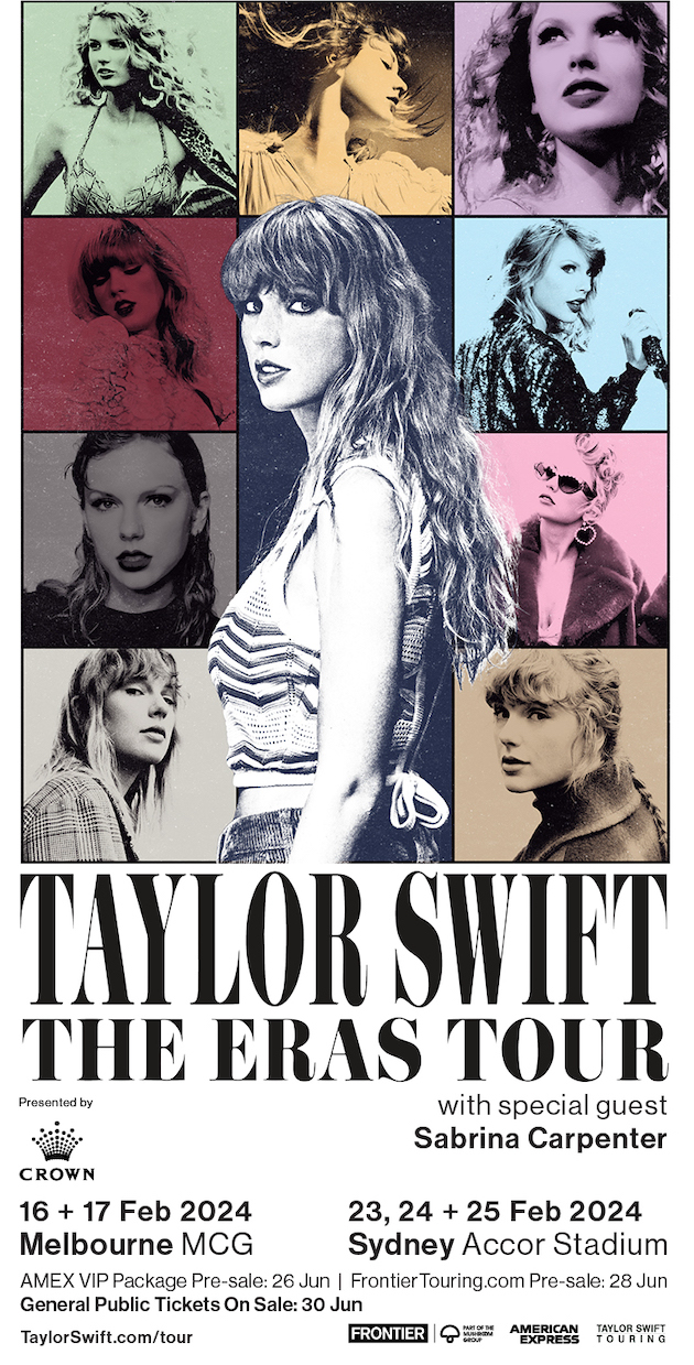 Taylor Swift The Eras Tour Syd & Melb Feb 2024 Play & Go