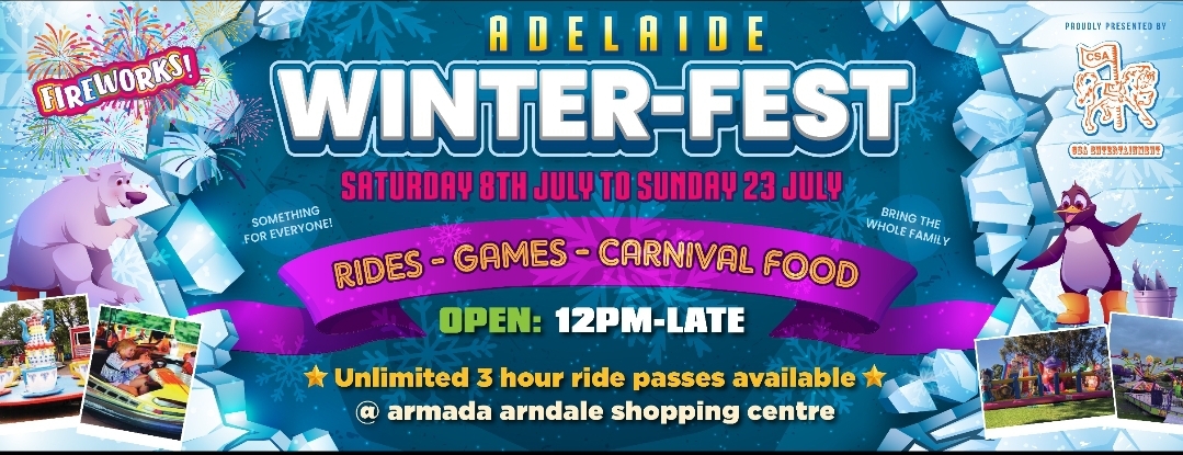 Adelaide Winter Fest Armada Arndale Shopping Centre Jul 2023