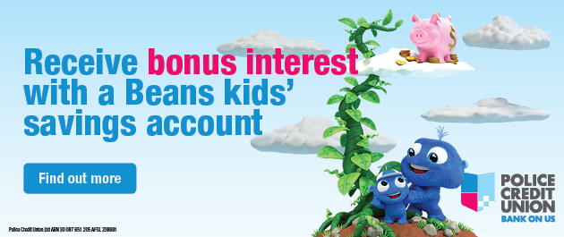 Kids Beans Account Police Credit Union 