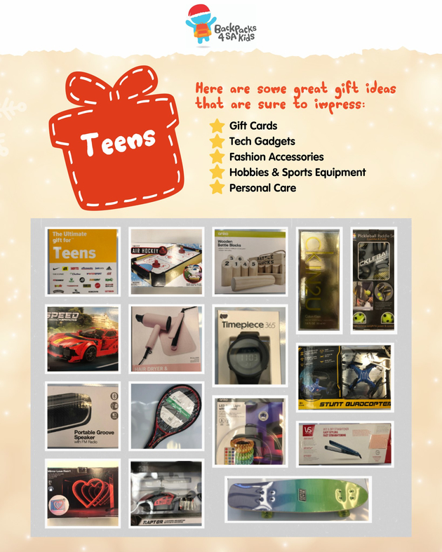 Backpacks 4 SA Kids Christmas Drive