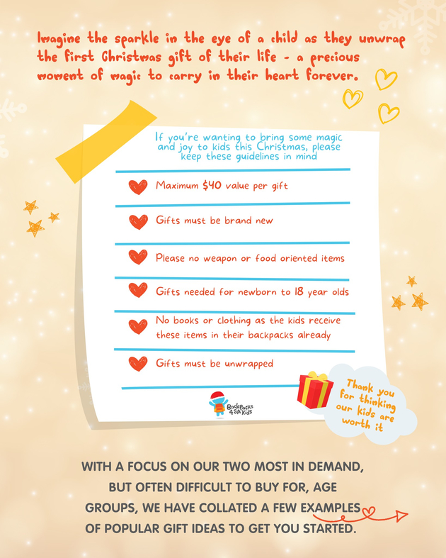 Backpacks 4 SA Kids Christmas Drive