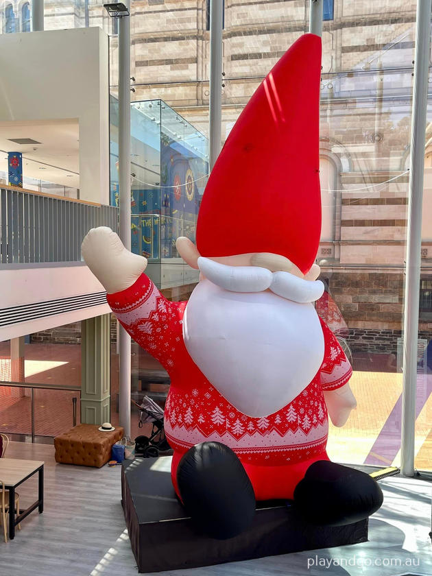 Giant Santa at State Library Adelaide