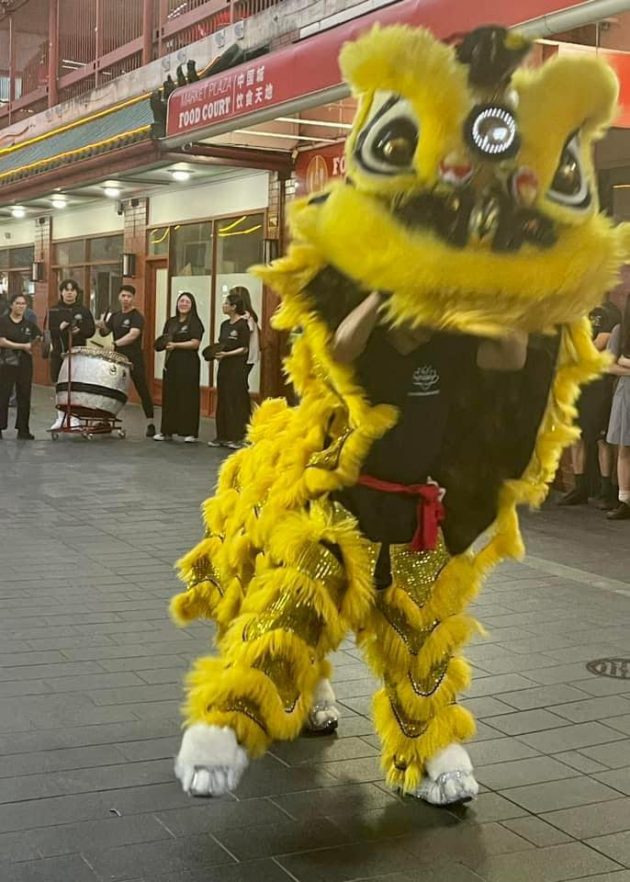 Adelaide Lunar New Year lion dance Chinatown