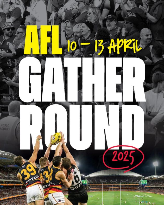 AFL Gather Round Festival of Footy in SA 1013 Apr 2025 Play & Go