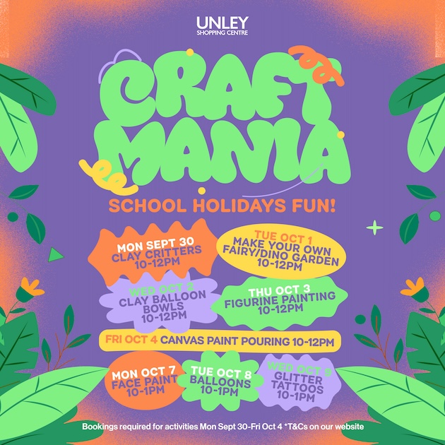 Unley Shopping Centre Craft Mania