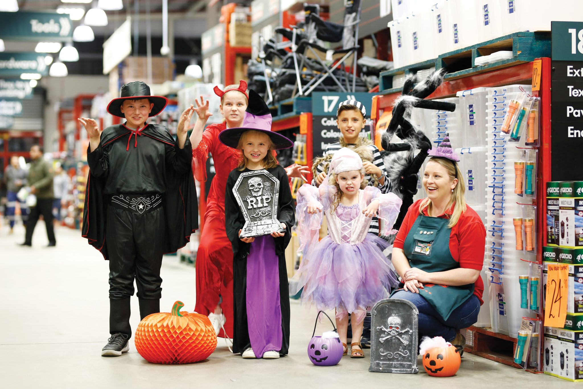 Family Friendly Halloween Fun Bunnings Stores SA 31 Oct 2024 Play