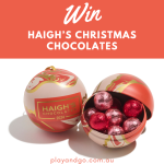 Haigh's Christmas chocolate giveaway