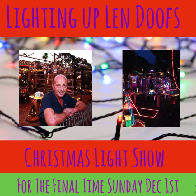 Len Doof's Christmas Light Show Salisbury North 