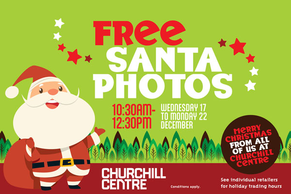 Churchill Centre Free Santa Photos