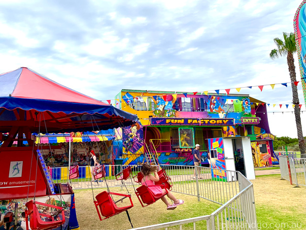 Semaphore Summer Carnival flying chairs