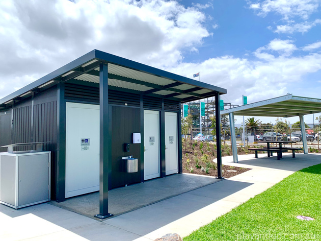 The Square at West Beach Parks, public toilet