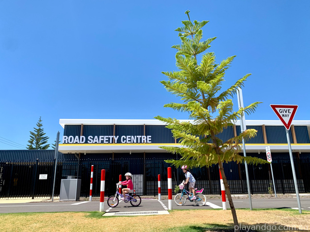 Road Safety Centre at West Beach Parks, mock roadway