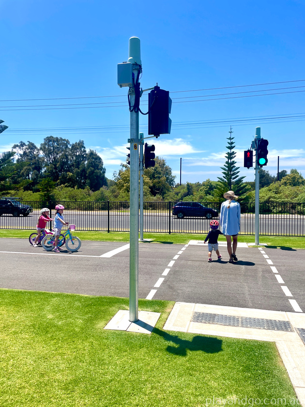 Road Safety Centre at West Beach Parks, mock roadway