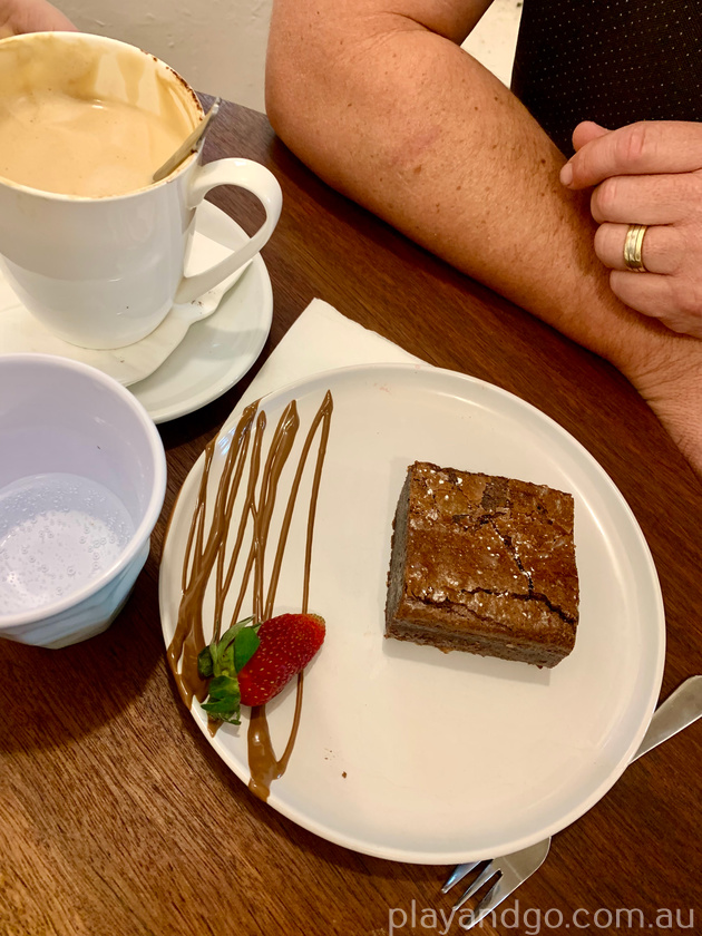 Bracegirdles Hahndorf chocolate brownie