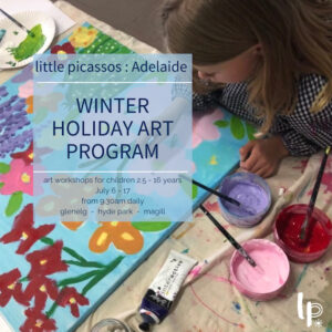 little picassos winter school holiday art classes