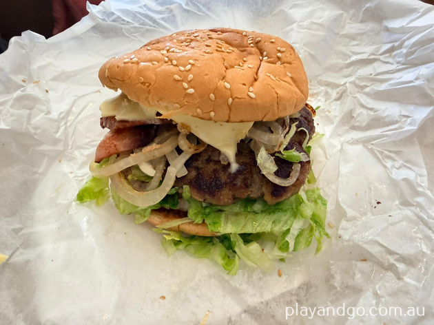 Port Noarlunga Fish & Chips steak sandwich