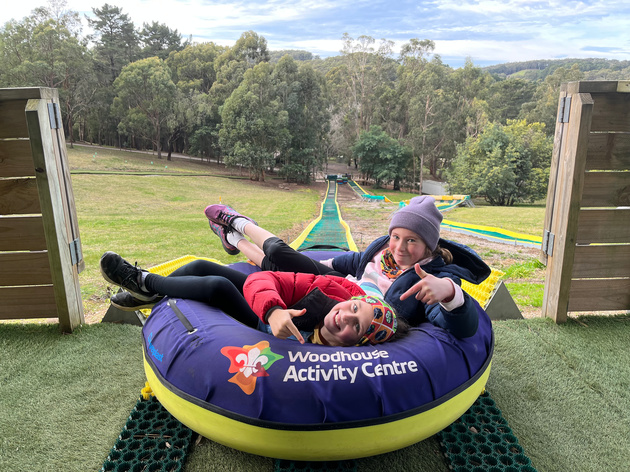 woodhouse adventure park tube slide