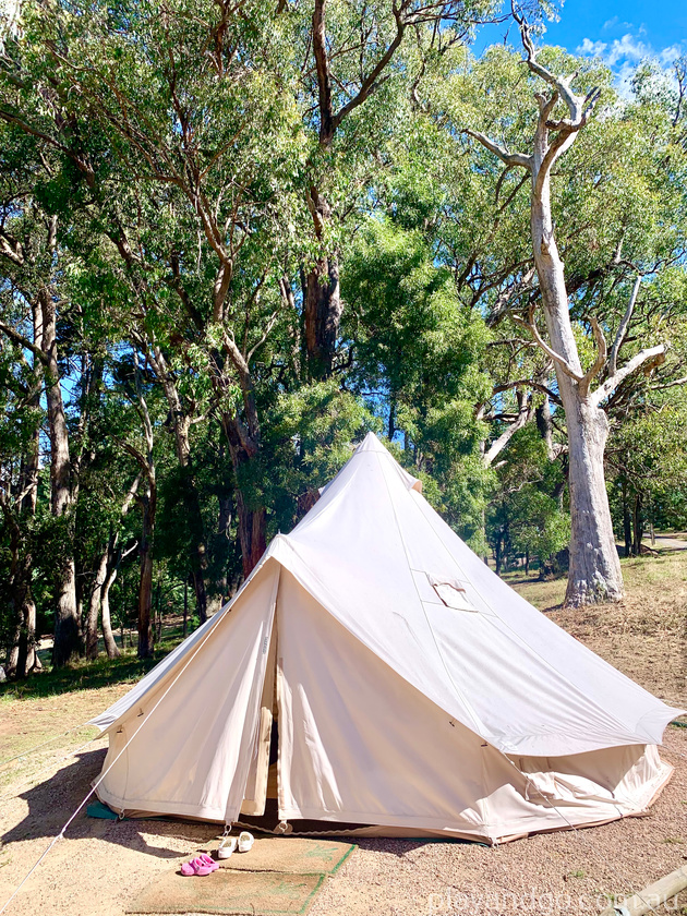 Woodhouse Adventure Park, glamping, bell tent
