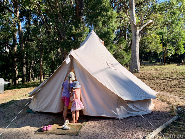 Woodhouse Adventure Park, glamping, bell tent