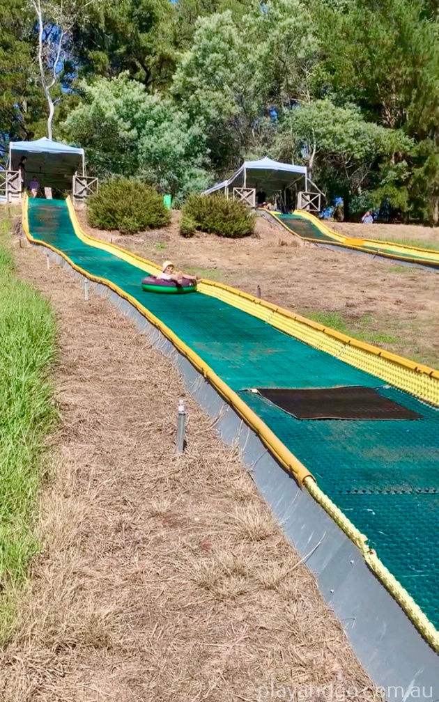 Woodhouse Adventure Park, tube slide, glamping