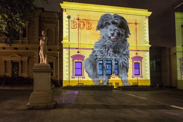 Bob the Railway Dog - State Library of South Australia Forecourt