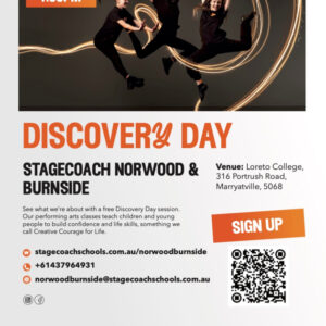 stagecoach norwood and burnside discovery day