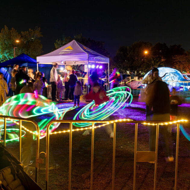 Lights at Mawson