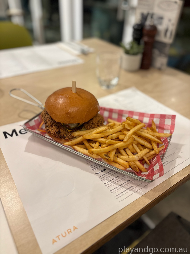 atura burger and fries