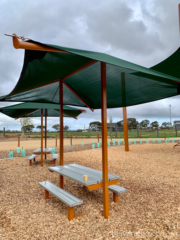 Monarto Zoo, elephants, playground